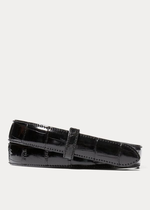 Ralph Lauren Alligator Strap Bælte Herre Danmark (GEABT4583)